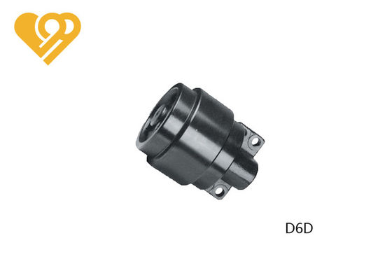 Black Color D6D Excavator Construction SpareParts Top Roller