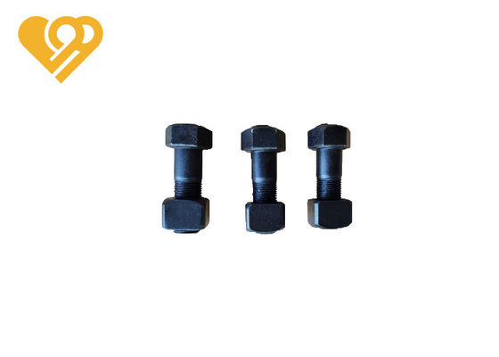 Heavy Machinery Track Bolts And Nuts Grade 12.9 2000 Hours Warranty Time