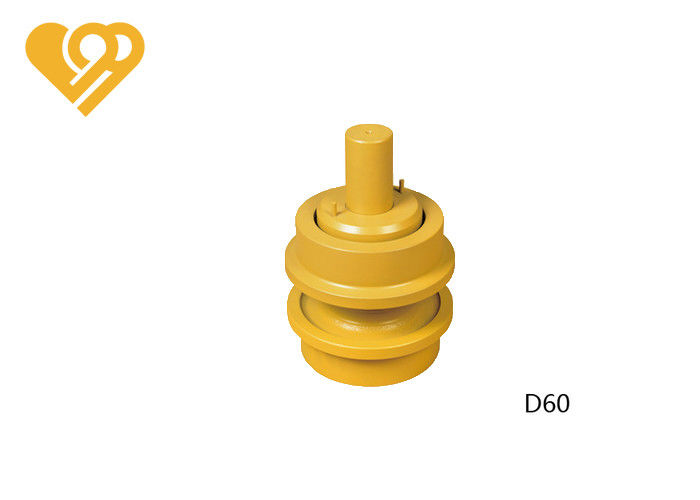 Black Color D6D Excavator Construction SpareParts Top Roller