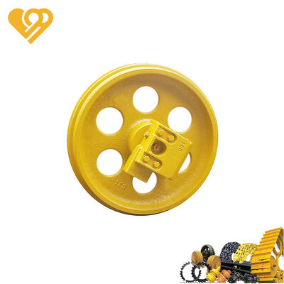 गुणवत्ता बुलडोजर के लिए D31 भारी ड्यूटी आइडलर असेंबली के लिए फोर्गेड स्टील अंडरवियर स्पेयर पार्ट्स कारखाना